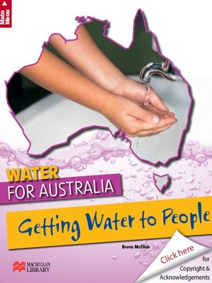 cover image of Water for Australia: Getting Water to People